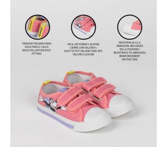 Zapatillas loneta Minnie Disney luces