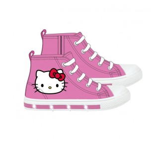 Zapatillas loneta Hello Kitty luces