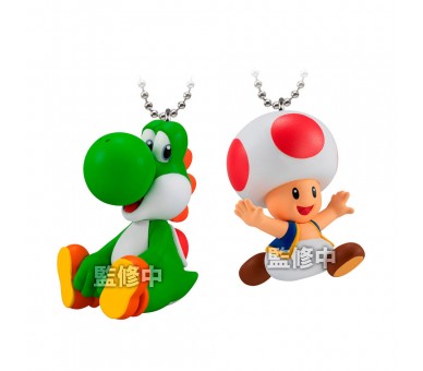 Sobre sorpresa llavero figura Super Mario Bros 2,5cm surtido