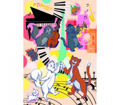 Puzzle Los Aristogatos Disney 104pzs