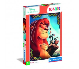 Puzzle El Rey Leon Disney 104pzs
