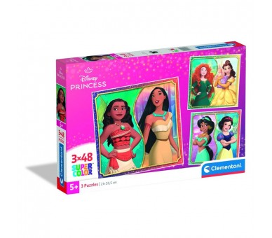 Puzzle Princesas Disney 3x48pzs
