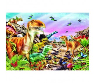 Puzzle Tierra de Dinosaurios 104pzs