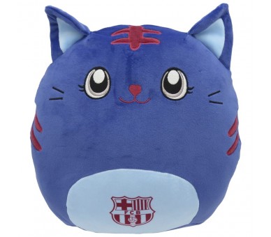 Peluche Gato Squishy FC Barcelona 30cm