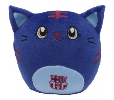 Peluche Gato Squishy FC Barcelona 12cm