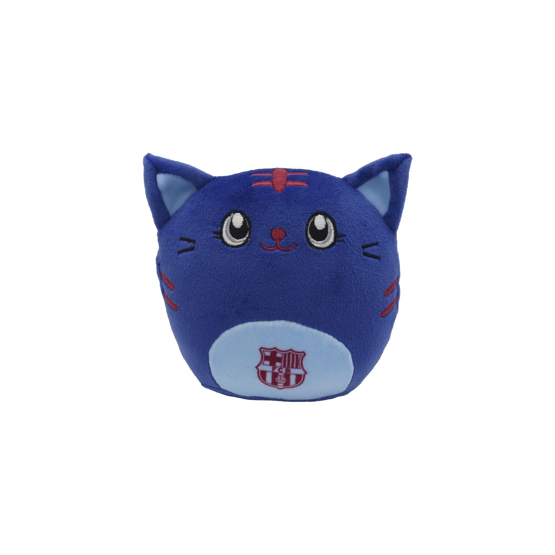 Peluche Gato Squishy FC Barcelona 12cm