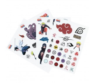 Set pegatinas reutilizables Naruto Shippuden