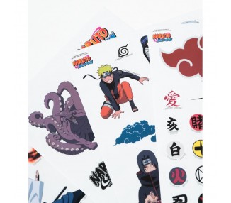 Set pegatinas reutilizables Naruto Shippuden