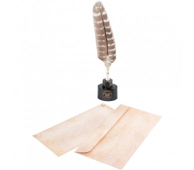 Blister Boligrafo Pluma + Cartas Harry Potter