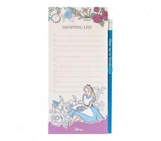 Bloc notas magnetico Alicia en El Pais de Las Maravillas Disney