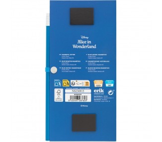 Bloc notas magnetico Alicia en El Pais de Las Maravillas Disney
