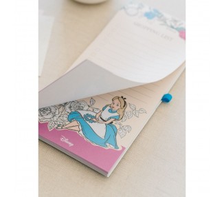 Bloc notas magnetico Alicia en El Pais de Las Maravillas Disney