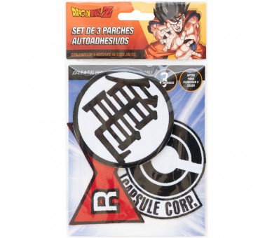 Set 3 parches Dragon Ball Z