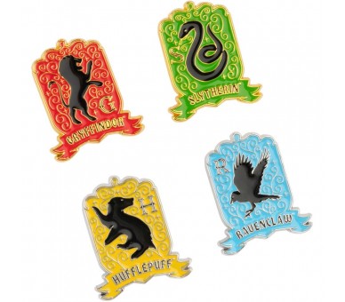 Set 4 pins Hogwarts Harry Potter