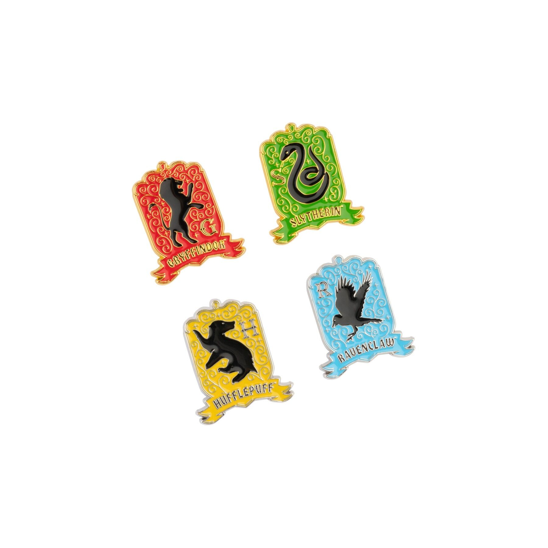 Set 4 pins Hogwarts Harry Potter