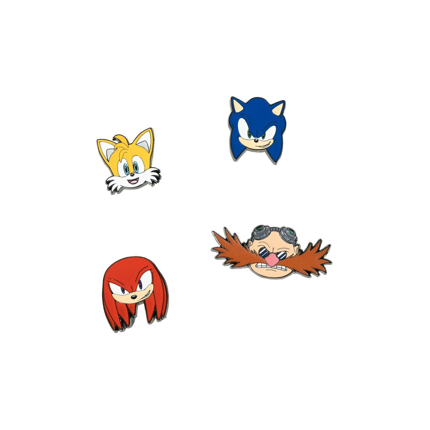 Set 4 pins Sonic The Hedgehog