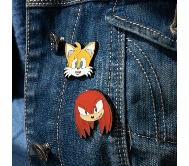 Set 4 pins Sonic The Hedgehog