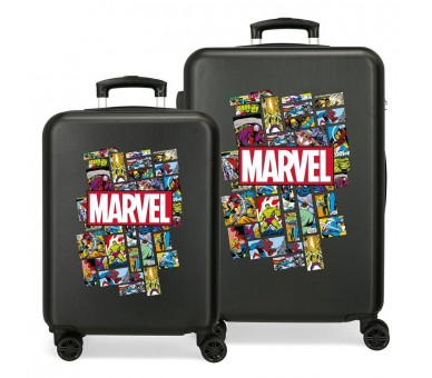 Set 2 Maletas trolley ABS Comic Marvel