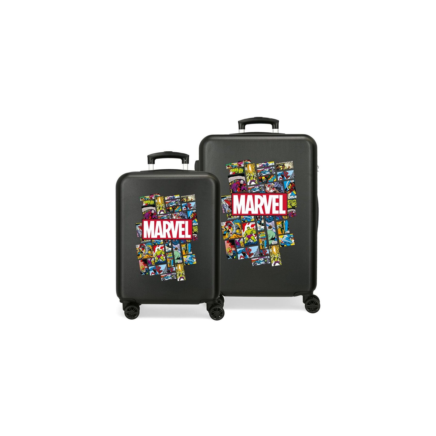Set 2 Maletas trolley ABS Comic Marvel