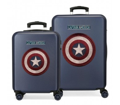 Set 2 Maletas trolley ABS Capitan America Marvel
