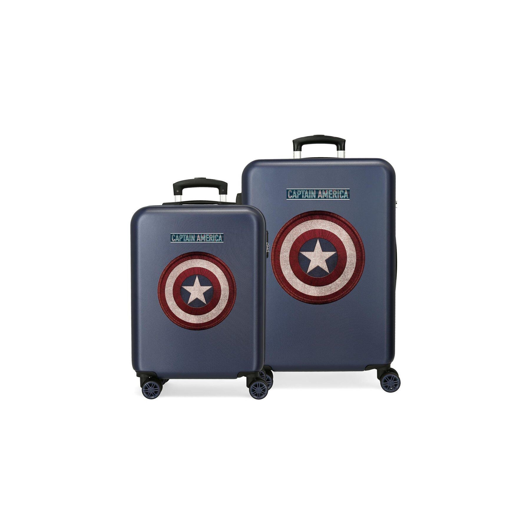 Set 2 Maletas trolley ABS Capitan America Marvel