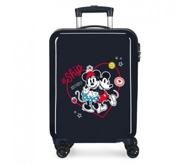 Maleta trolley ABS Ship Always Be Kind Mickey & Minnie Disney 55cm