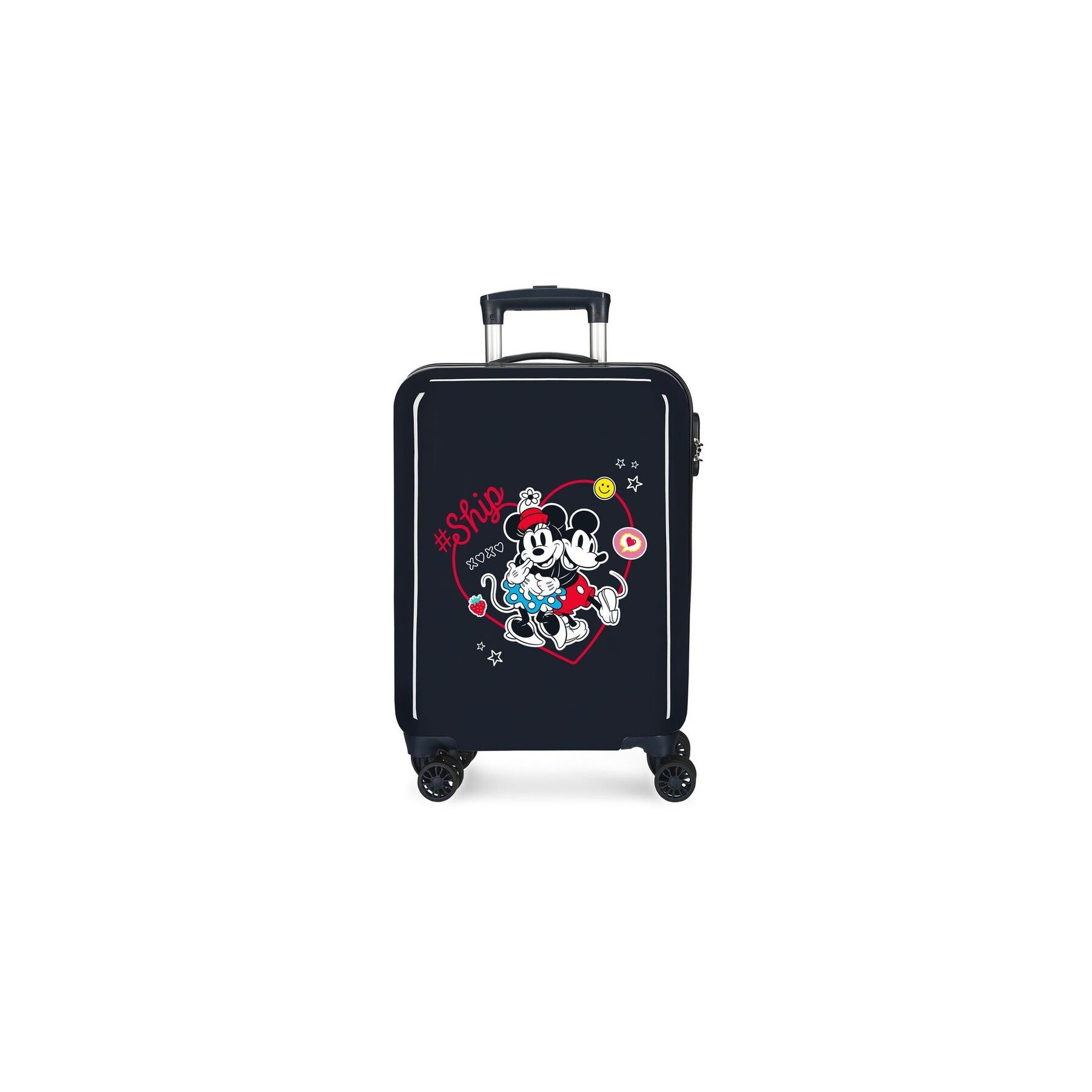 Maleta trolley ABS Ship Always Be Kind Mickey & Minnie Disney 55cm