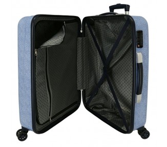 Maleta trolley ABS Make It Rain Bows Minnie Disney 65cm