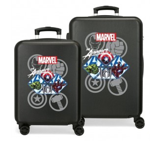 Set 2 Maletas trolley ABS Heroes Los Vengadores Avengers Marvel