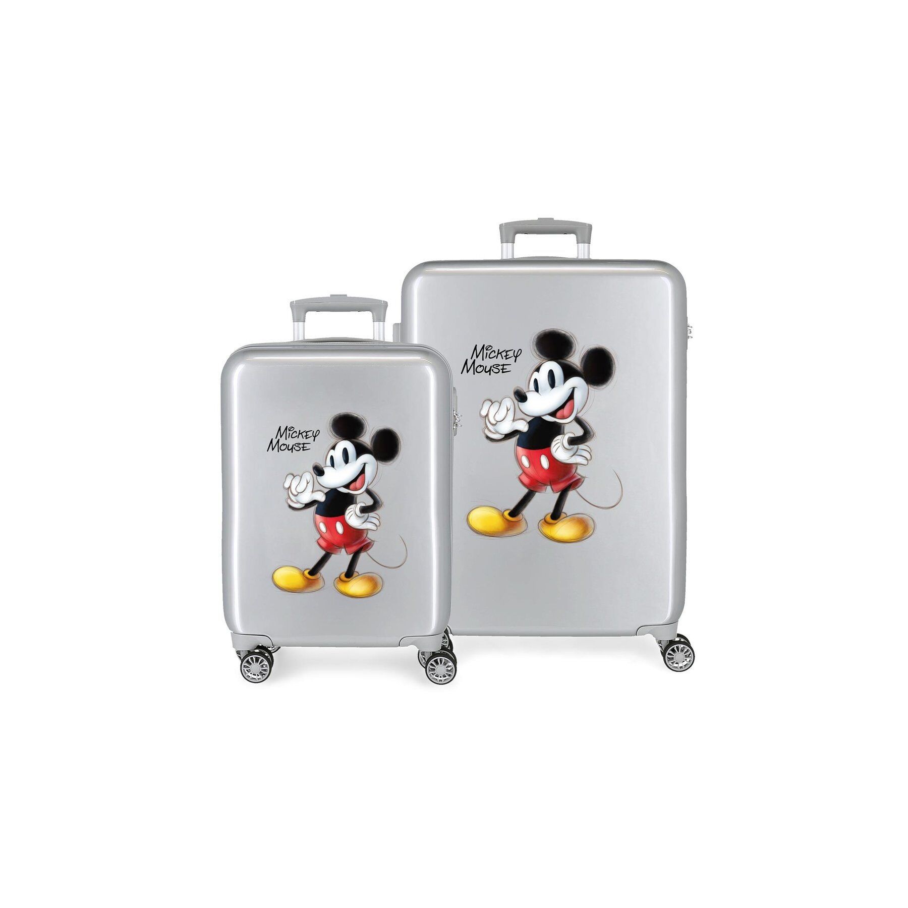 Set 2 Maletas trolley ABS Joyful Mickey Disney