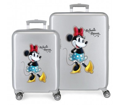 Set 2 Maletas trolley ABS Joyful Minnie Disney