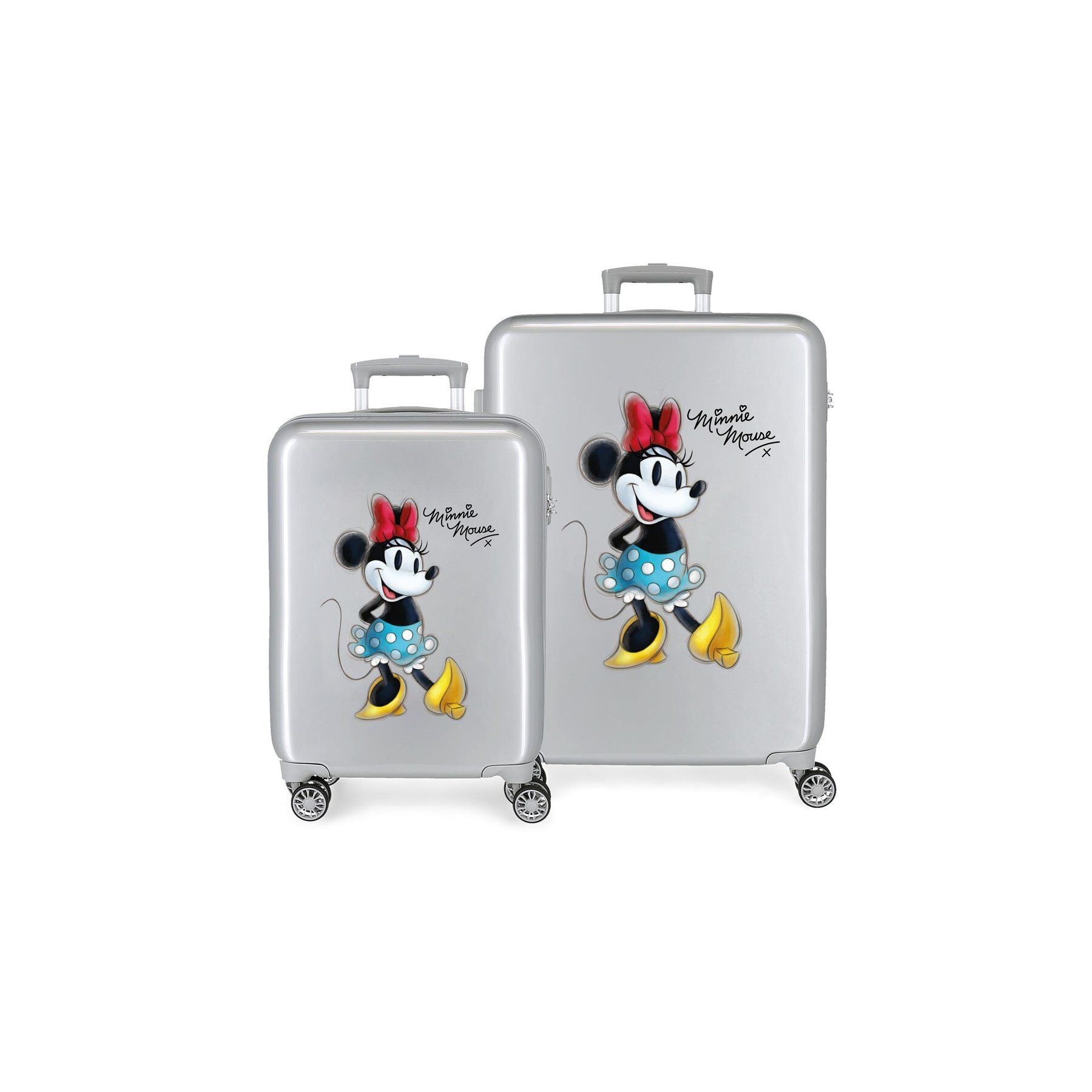 Set 2 Maletas trolley ABS Joyful Minnie Disney