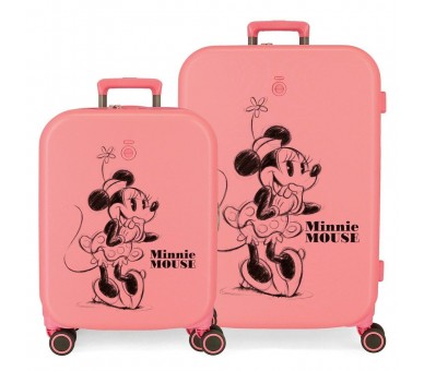 Set 2 Maletas trolley ABS Happiness Minnie Disney