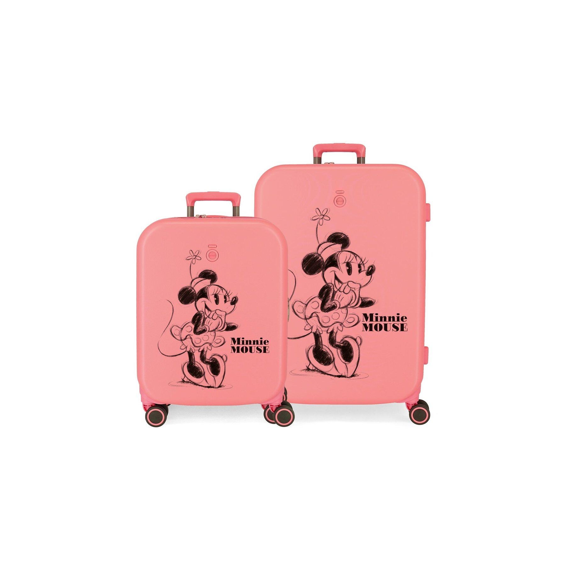 Set 2 Maletas trolley ABS Happiness Minnie Disney
