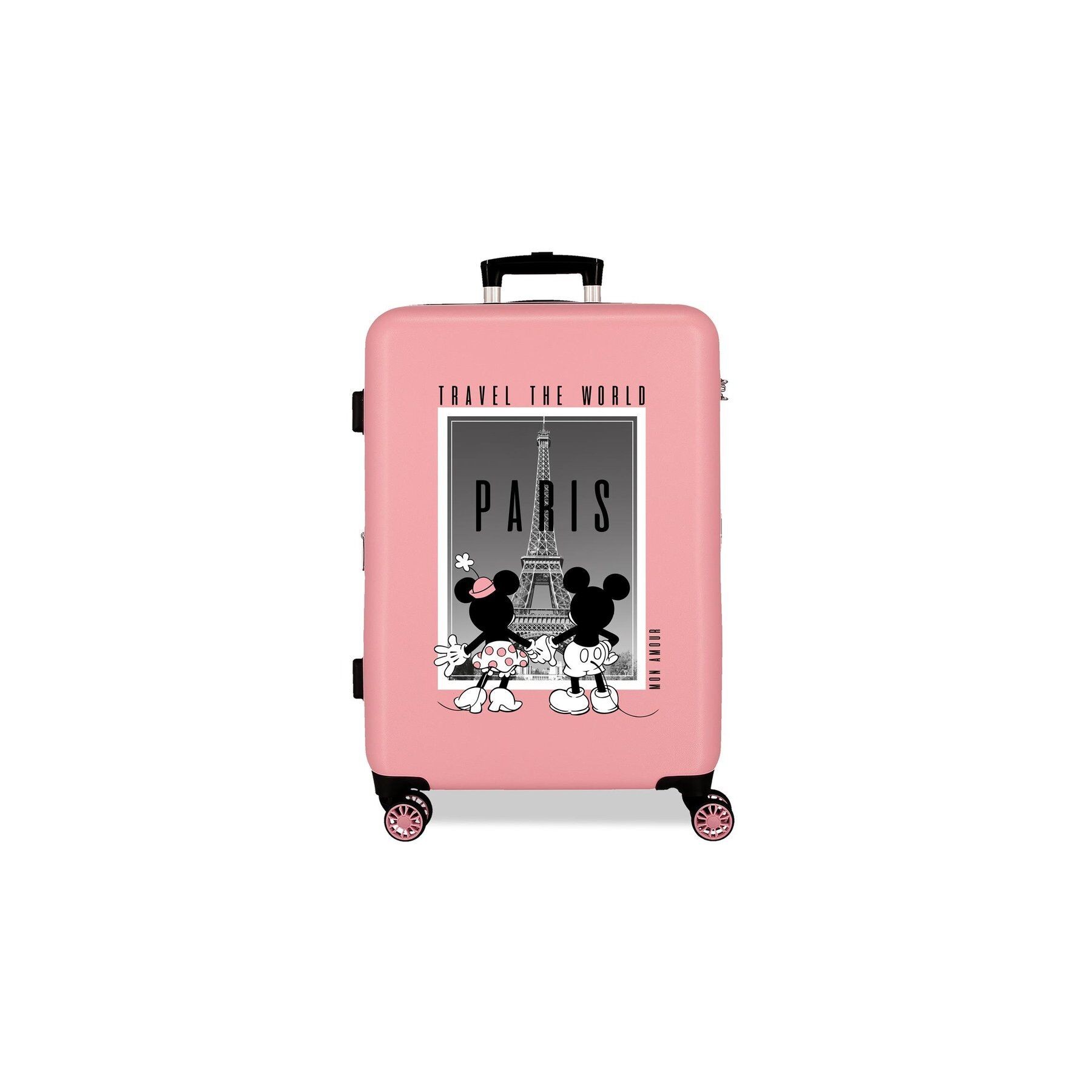 Maleta trolley ABS Paris Mickey & Minnie Disney 68cm