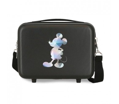 Neceser ABS Silver Mickey Disney adaptable