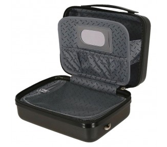 Neceser ABS Silver Mickey Disney adaptable