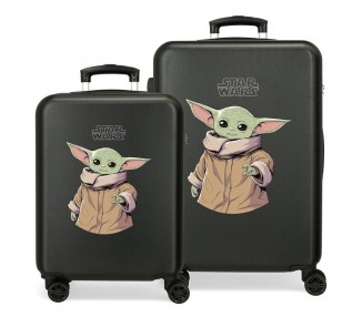 Set 2 Maletas trolley ABS Grogu Star Wars
