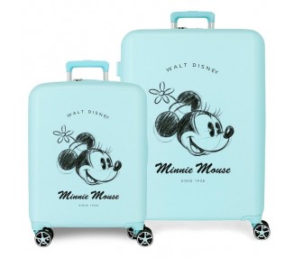 Set 2 Maletas trolley ABS You Are Magic Minnie Disney
