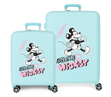 Set 2 Maletas trolley ABS Friendly Mickey Disney