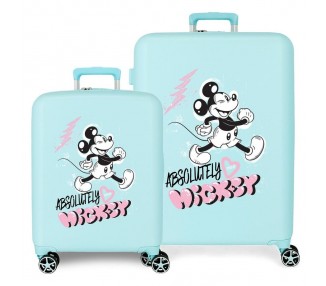 Set 2 Maletas trolley ABS Friendly Mickey Disney