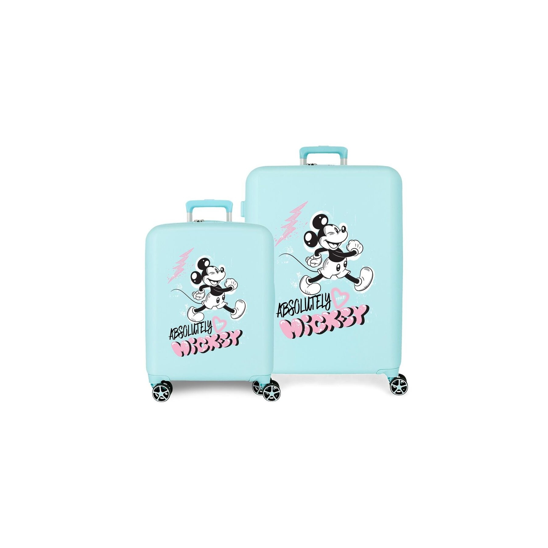 Set 2 Maletas trolley ABS Friendly Mickey Disney