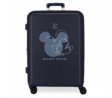 Maleta trolley ABS Outline Mickey Disney 70cm