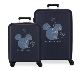 Set 2 Maletas trolley ABS Outline Mickey Disney