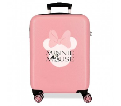 Maleta trolley ABS Head Minnie Disney 55cm