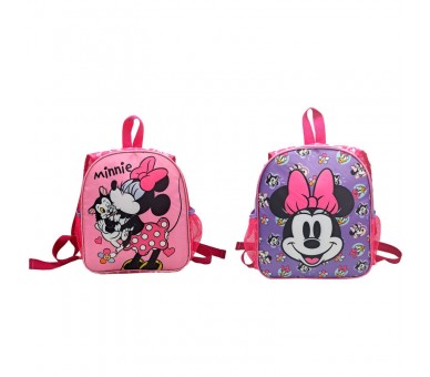 Mochila Minnie Disney 30cm reversible