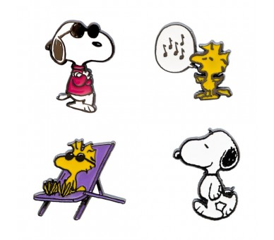 Set 4 pins Snoopy