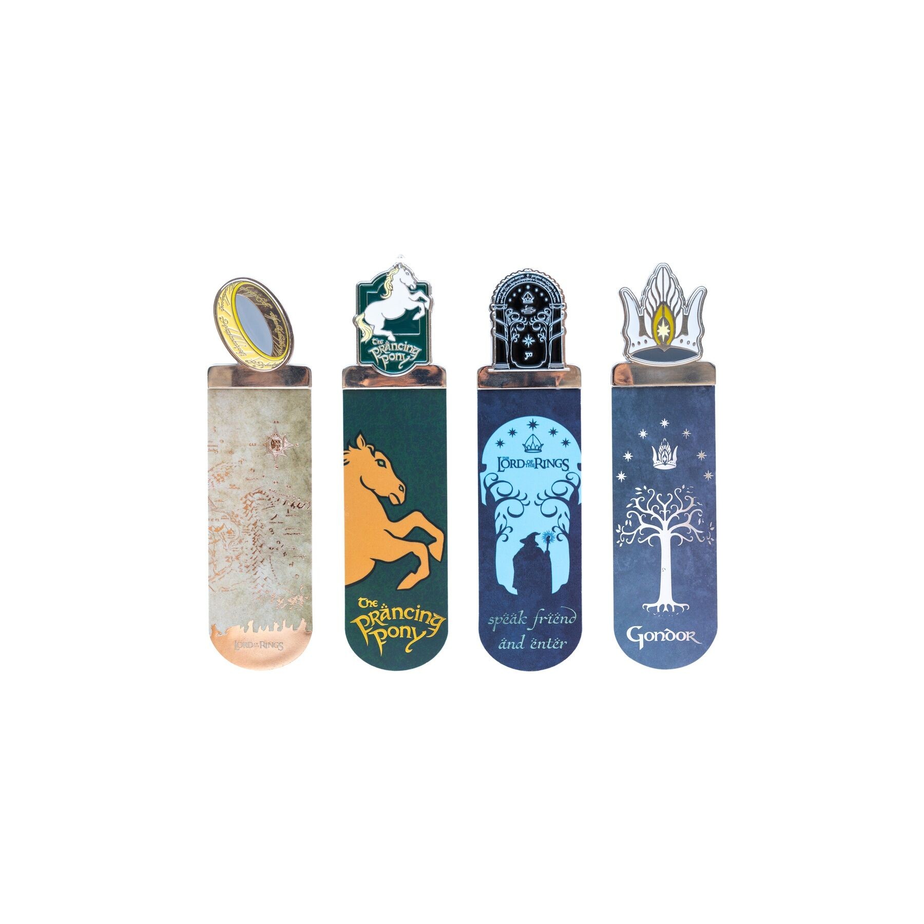 Set 4 marcapaginas El Señor de Los Anillos
