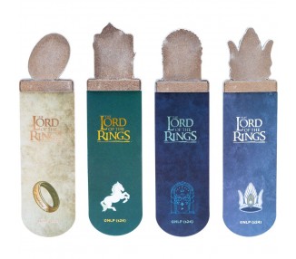 Set 4 marcapaginas El Señor de Los Anillos