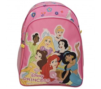 Mochila Rose Princesas Disney 40cm
